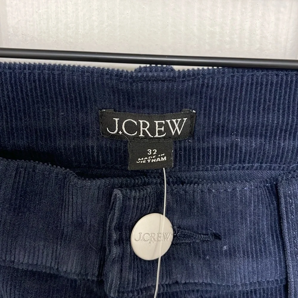 NWT J.Crew Sailor Slim Wide Pant in Stretch Corduroy